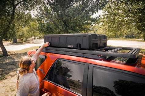 metal storage boxes overlanding|overlanding roof rack storage containers.